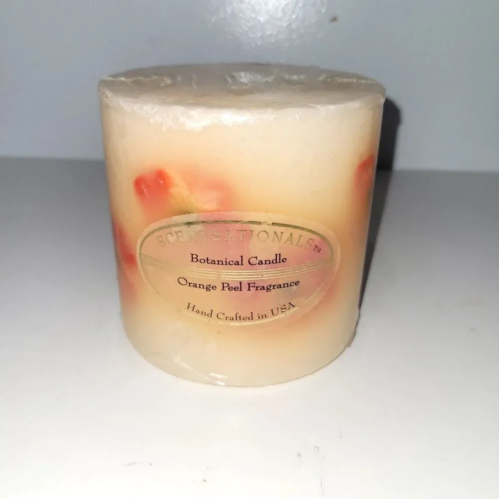 Scentsationals Botanical Candle - orange peel fragrance
